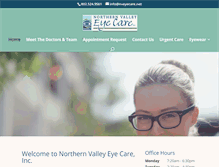 Tablet Screenshot of nveyecare.net